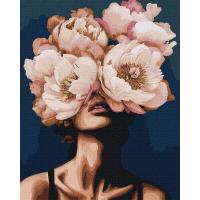 Картина по номерах Загадка півоній 40x50 см Ідейка KHO8417