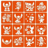 Набір трафаретів для біо-тату "Ліло та Стіч" lilo_stich-simple-16