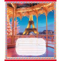 Зошит учнівський "Листівка" 024-560268L-4 в лінію, 24 аркуші