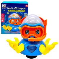 Восьминіг-дайвер на батарейках, в коробці (БЛАКИТНИЙ) YG Toys ZR237