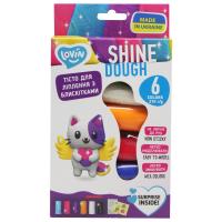 Тісто для ліплення з блискітками, 6 кольорів Lovin 41177