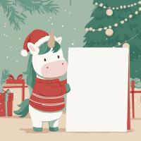 Картина по номерах Єдиноріг з листівкою 20х20 см Strateg HH8017-