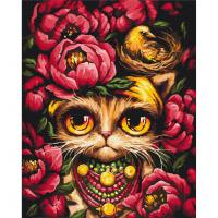 Картина за номерами "Зажурена Киця" BS54144, 40х50 см