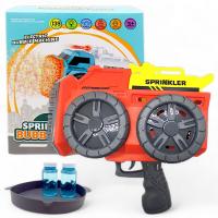 Кулемет з мильними бульбашками на акумуляторі, червоний MIC КВ1295-Red