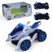 Мотоцикл металевий Max Catapult Car, з запуском, світло і звук (білий) MING YING MY66M1222