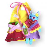 Набір для творчості з фетру Лама іграшка + одяг та аксесуари Аплі Краплі ЗІ-02