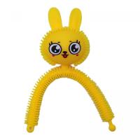 Браслет силіконовий Зайчик, з підсвіуванням (жовтий) MIC KA-23-372