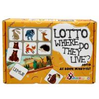 Розвиваюча настільна гра Лото англійська: Де вони живуть? (укр) Умняшка 2132