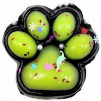 Лапка-антистрес (11 см) таба, чорно-салатова MIC 712299-1