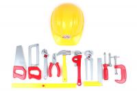 Набір інструментів Tools Set (11 інструментів і каска) Технок 5873