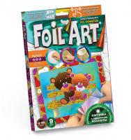 Аплікація різнобарвною фольгою FOIL ART, Ведмедики Dankotoys FAR-01-08