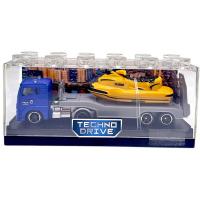 Модель – ВАНТАЖІВКА З МОТОРНИМ ЧОВНОМ (СИНЯ) TechnoDrive 250424CG