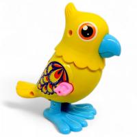 Заводна іграшка Папужка (10 см), жовта MIC 662-42A