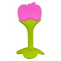 Силіконовий прорізувач Фрукти (РОЖЕВИЙ) Mega Zayka №0422