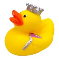 ІГРАШКА ДЛЯ ВАННИ, ГУМОВА КАЧЕНЯ (В КОРОНІ) MIC P599-118