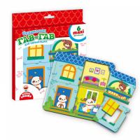 Пазл-рамка Будиночок Гав-Гав, 6 maxi деталей (укр) Vladi Toys VT2903-01