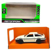 Машинка металева АВТОПРОМ. Toyota AE86 (БІЛА) Автопром 10022