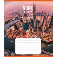 Зошит учнівський "Нічне місто" 036-570182K-1 в клітинку, 36 аркушів