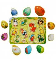 Сортер-вкладиш Хто в яйці? Ubee ПСФ040