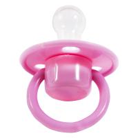 Пустушка силіконова, рожевий, 6-12 міс Lindo Pk 075/6-12