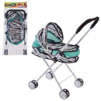 Коляска для ляльок Зебра, 57 х 26 х 42 см MIC 581-9