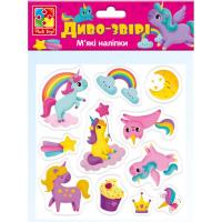 М'які наклейки Диво-звірі Vladi Toys VT4210-07