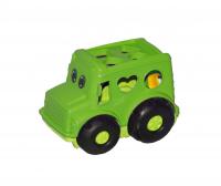 Сортер- автобус Бусик №1, зелений Colorplast 0244