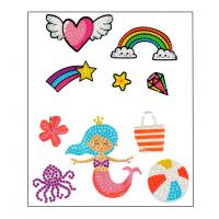 Набір для творчості Алмазна мозаїка "Сердце" FG24062201B-1 фігурки-наліпки