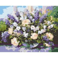 Алмазна мозаїка Букет польових квітів 40х50 см Origami OD3073