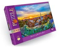 Пазли Світанок в Барселоні: Іспанія, 2000 елементів Dankotoys C2000-01-02