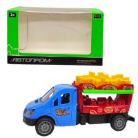 Машинка з металевою кабіною АВТОПРОМ. STREET FOOD (СИНЯ) Автопром AP7538