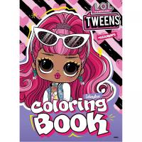 Книжка-розмальовка зі стікерами  Tweens Cherry Ideyka LCB29