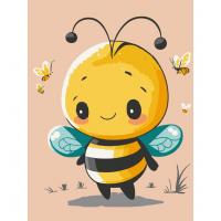 Картина за номерами Маленька бджілка 40х50 см Art Craft 15587-AC