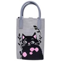 Дитяча сумочка Кошеня 18х12см (СІРА) MIC C2251