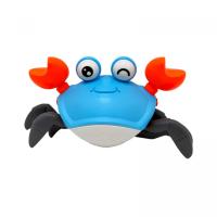 Краб (вбудований акумулятор, підсвічування, пісня, рухомі елементи, в коробці) (БЛАКИТНИЙ) MIC 6722E