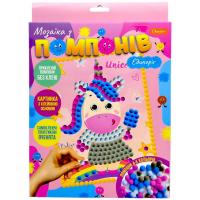 Набір для творчості Мозаїка з помпонів: Єдиноріг Апельсин НТ-35