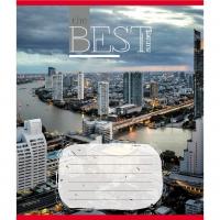 Зошит загальний "Захід сонця у місті" 096-630190K-3 в клітинку, 96 аркушів