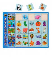 Дерев'яна гра Асоціації, картинки Ubumblebees ПСД057