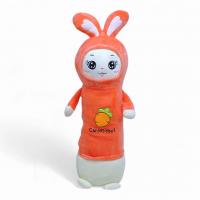 Мʼяка іграшка-обіймашка Зая, 70 см (коралова) MIC E1003