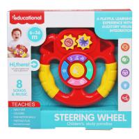 Кермо музичне Steering wheel (червоне) MIC PS6258-B/A