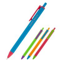 Ручка масляна автом. Reporter Color, синя Axent AB1069-02-A