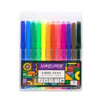 Набір різнокольорових фломастерів, 12 шт Malevaro ML760110