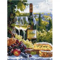 Картина по номерах Смак шардоне 30х40 см Ідейка KHO5708