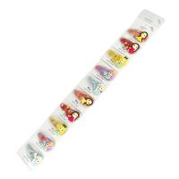 Затиск-хлопавка для волосся "Принцеси" 0109-100, 10 штук