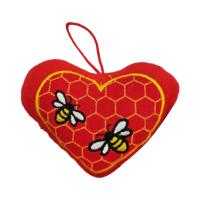 Плюшевий брелок Сердечко 13 см MiC А8 9631 2А