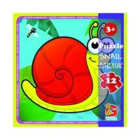 Пазли Комахи, (равлик), 12 елементів MiC LI02