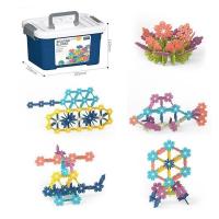 Конструктор Кольорові сніжинки, 80 деталей MeiFen C2733