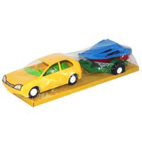 Автомобіль з причепом жовтий Wader 39002