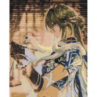 Алмазна мозаїка Аніме. Геншин імпакт Бай Чжу 40х50 см Origami OD30250