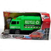 Інерційна машинка зі світловими та звуковими ефектами Сміттєвоз Action Fun DHTFC10347